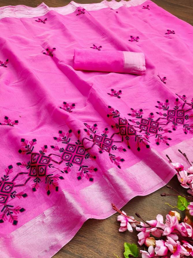 Shrishti 17 Designer Linen Cotton Fancy Wear Saree Collection